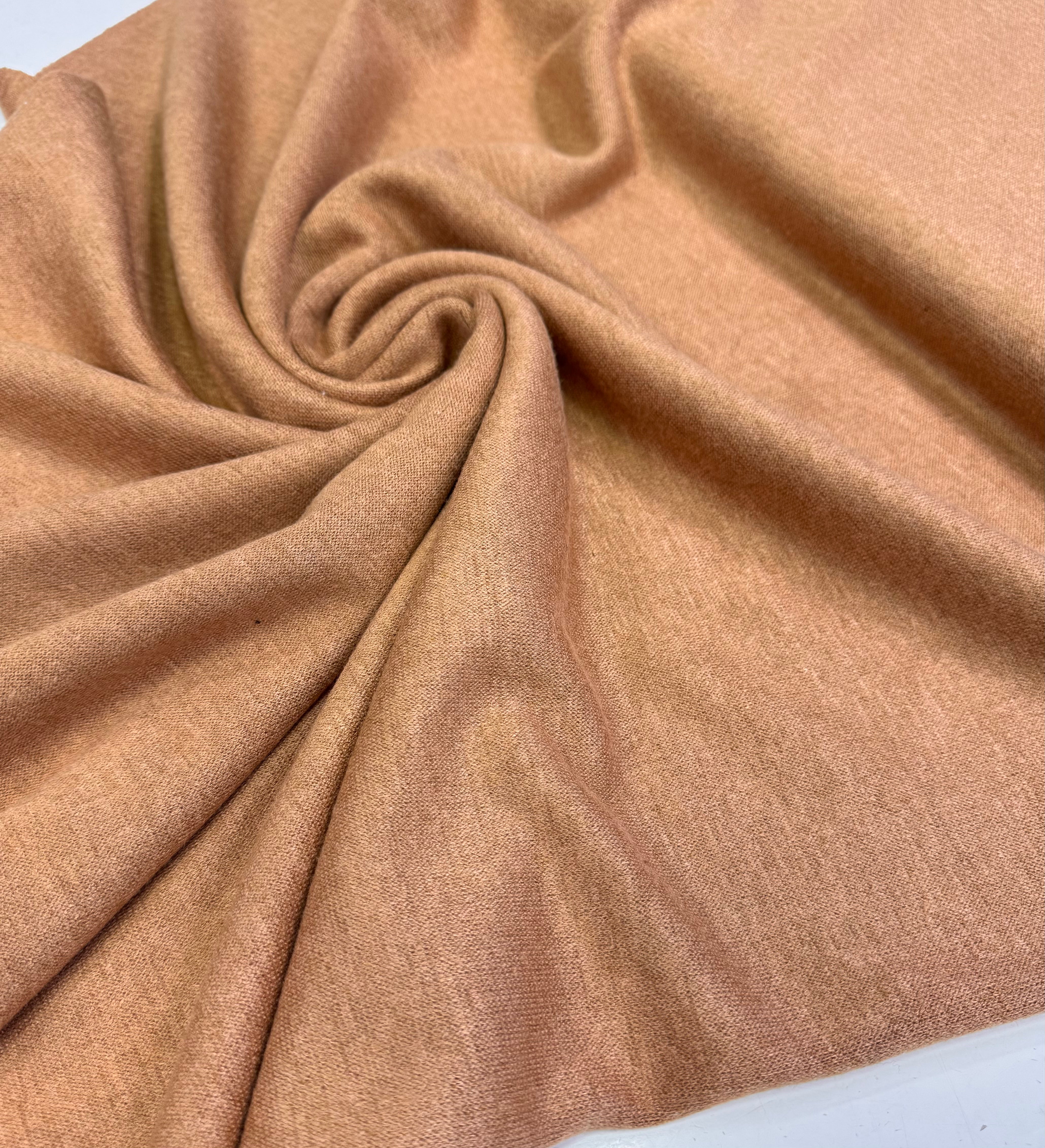 Tricot Elastic Subtire Tip Pulover, Bej Camel
