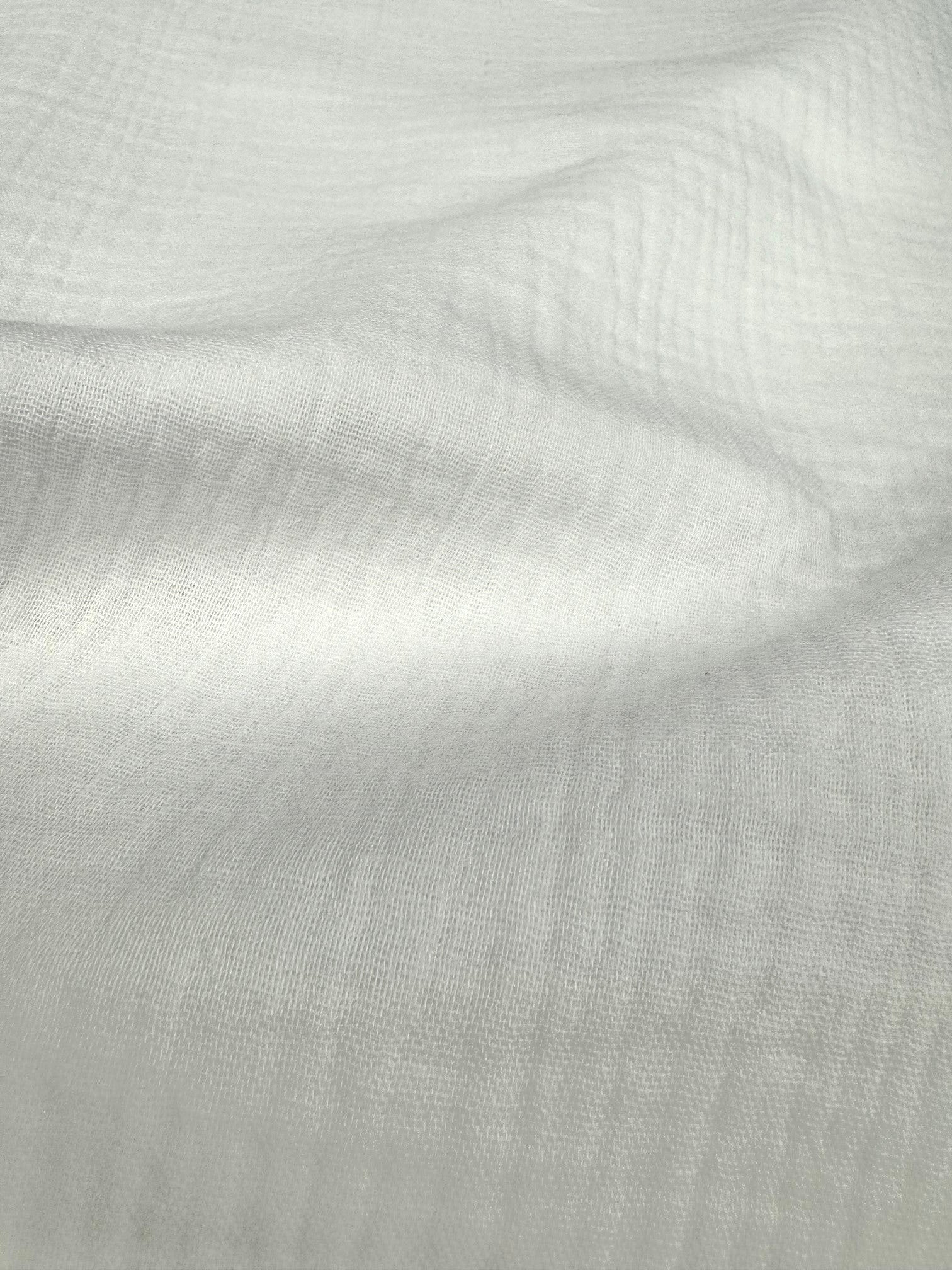 Muselina Din Bumbac, Alb