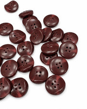 Nasturi de plastic 23mm Grena - pret pe bucata