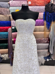 Cupon Broderie Pentru Mireasă Ivoire 55x130cm