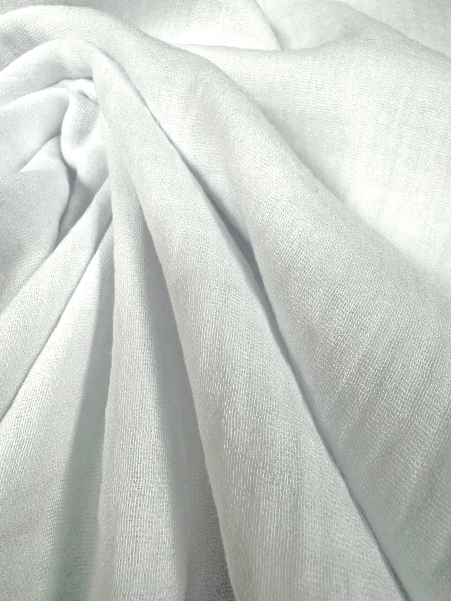 Muselina Din Bumbac, Alb