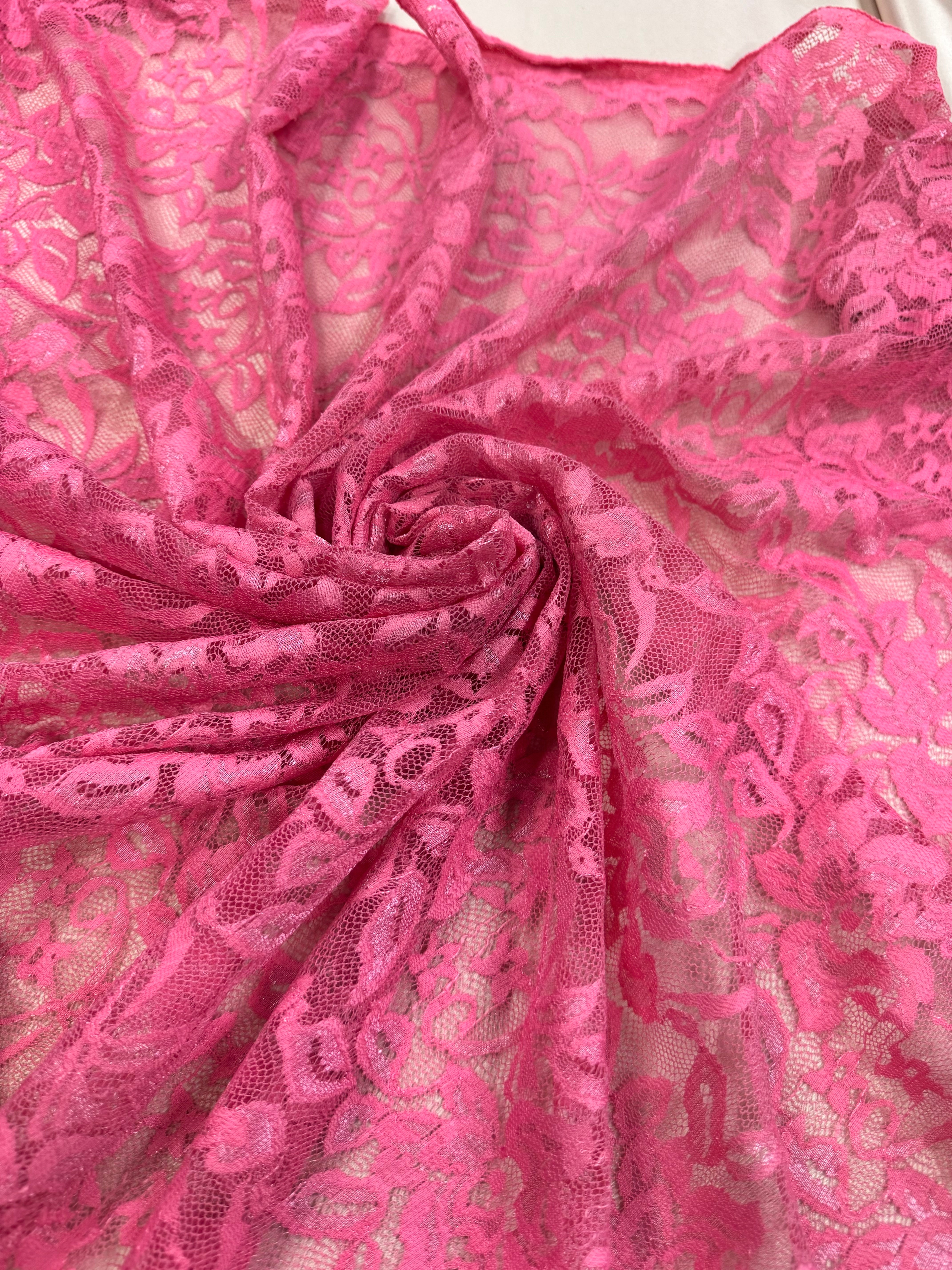 Dantela elastica Roz