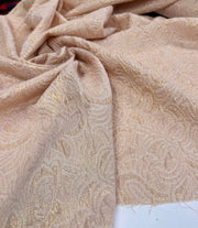 Brocard Usor Elastic Banan Cu Fir Lame Auriu