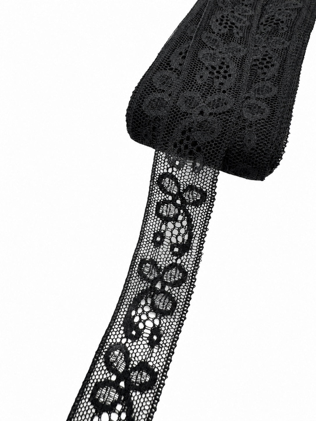 Dantela neagra 18mm - preț pe metru