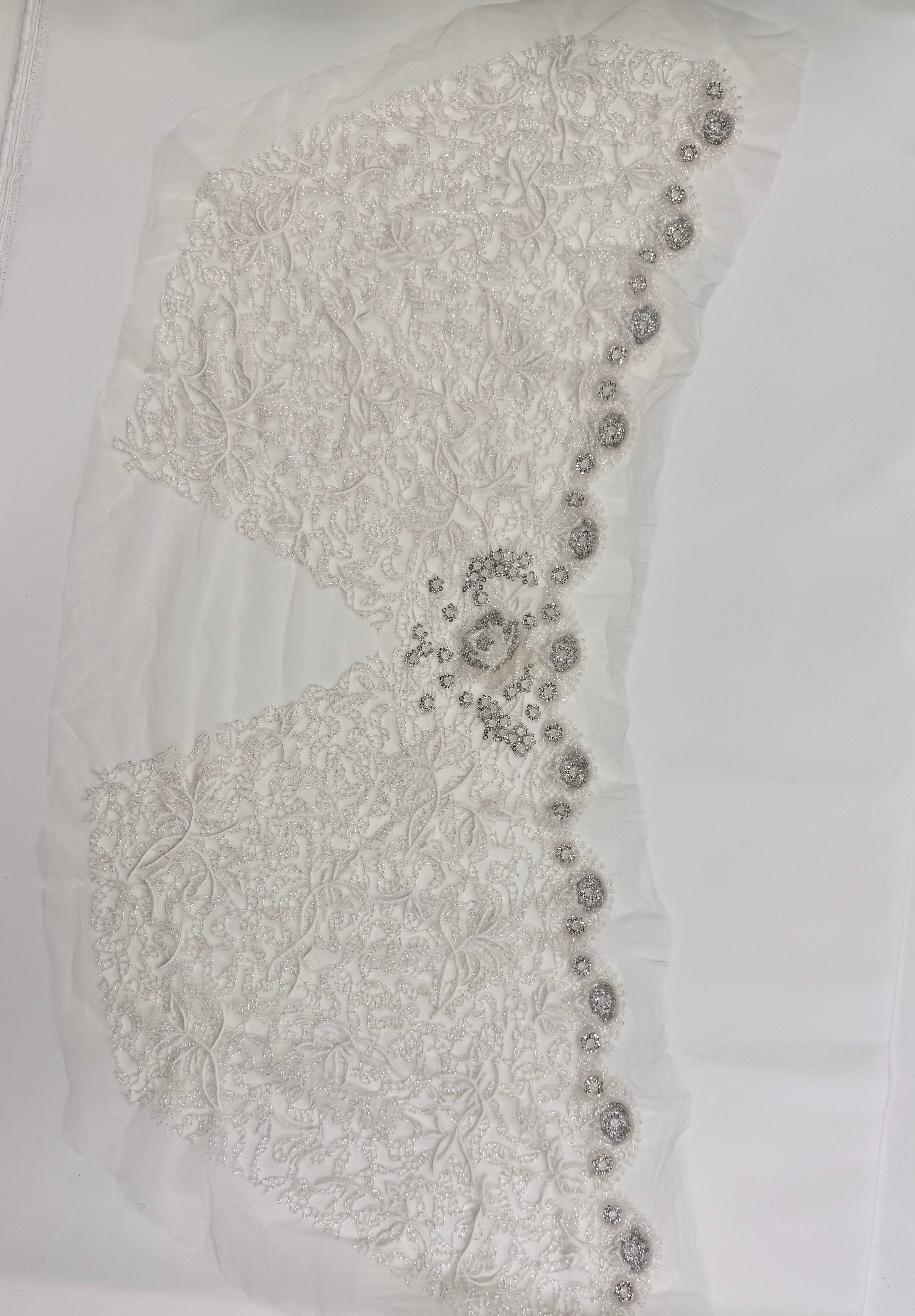 Broderie Bust Pentru Mireasă Ivoire