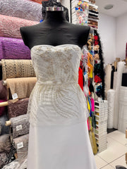 Broderie Bust Pentru Mireasă Ivoire