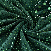 Catifea Elastica Cu paiete aplicate, Verde