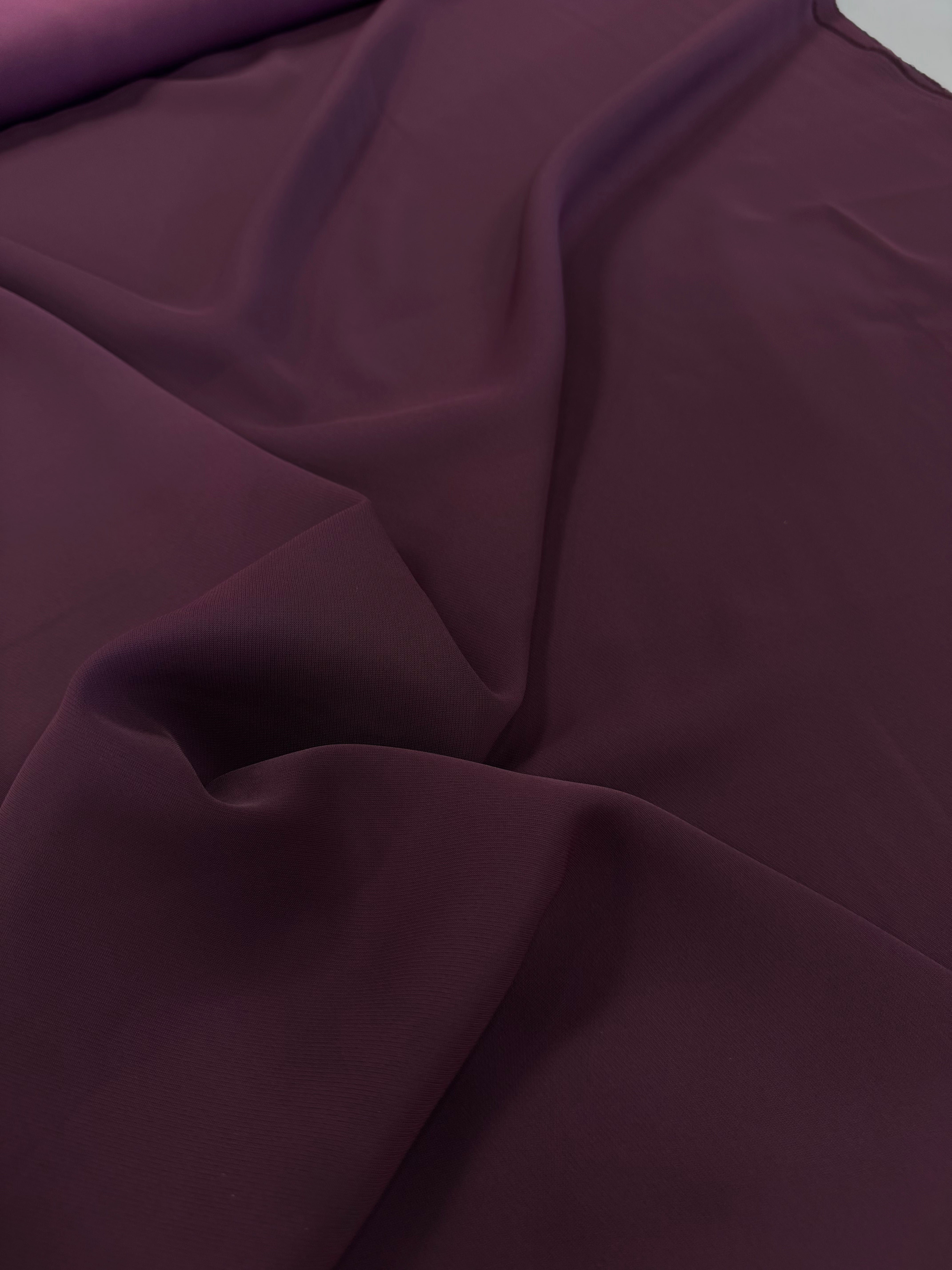 Triplu Voal Ușor Elastic Bordeaux