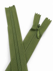Fermoar Ascuns Pe Relon 60cm, Verde Olive