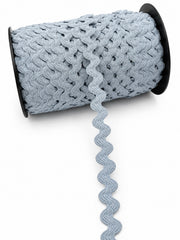 Zig-zag 13mm Bleu - pret pe metru