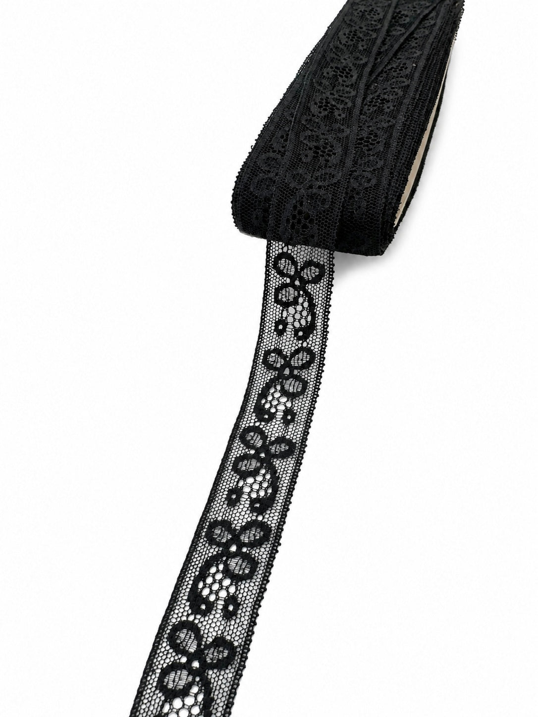 Dantela neagra 18mm - preț pe metru