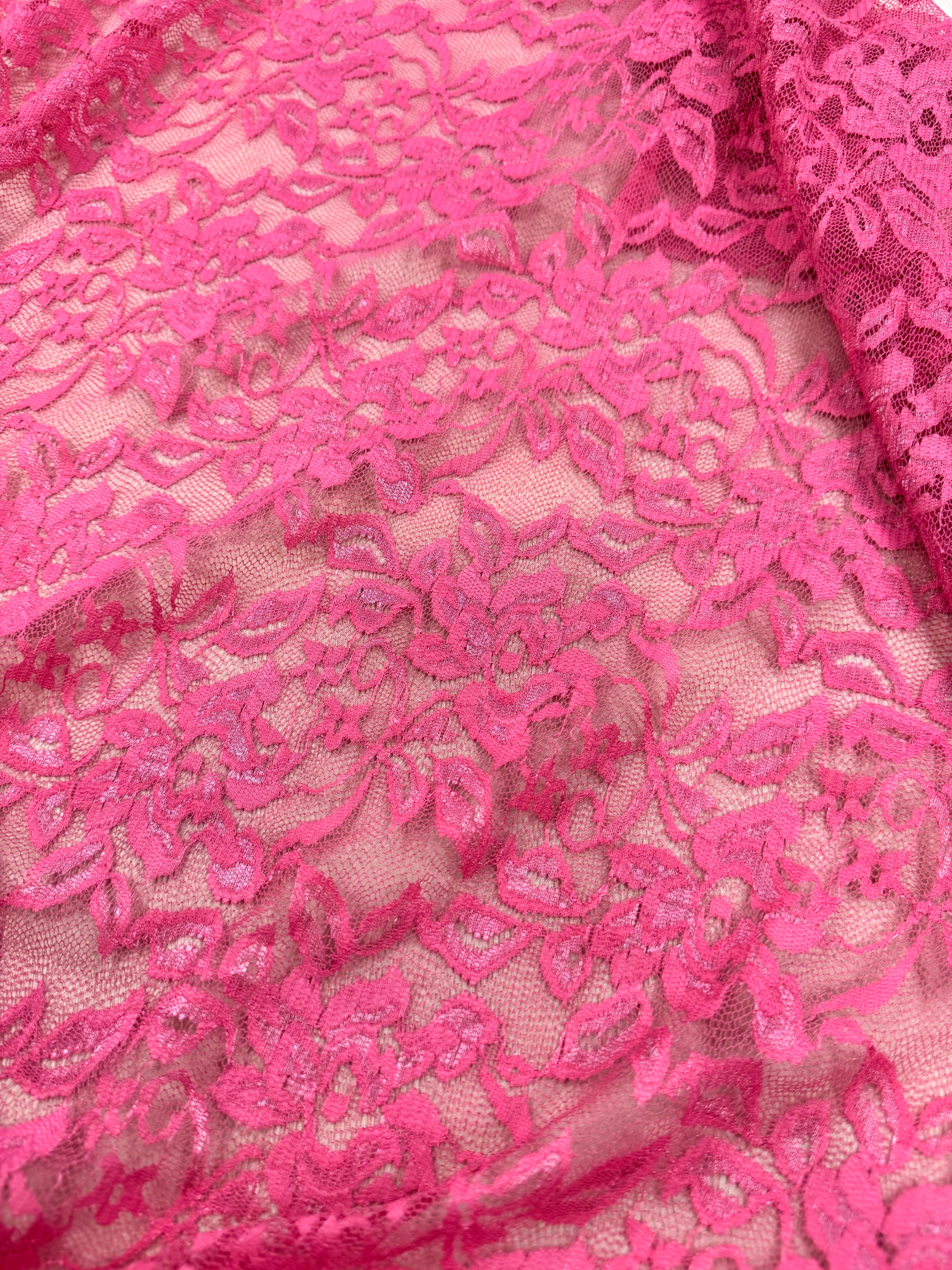 Dantela elastica Roz