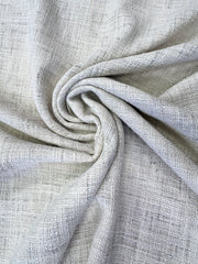 Stofa Tip Chanel subtire, Crem Cu Insertii Gri Deschis