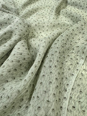 Voal Imprimat De Matase Naturala