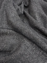 Stofa de Lana pepite crem cu negru