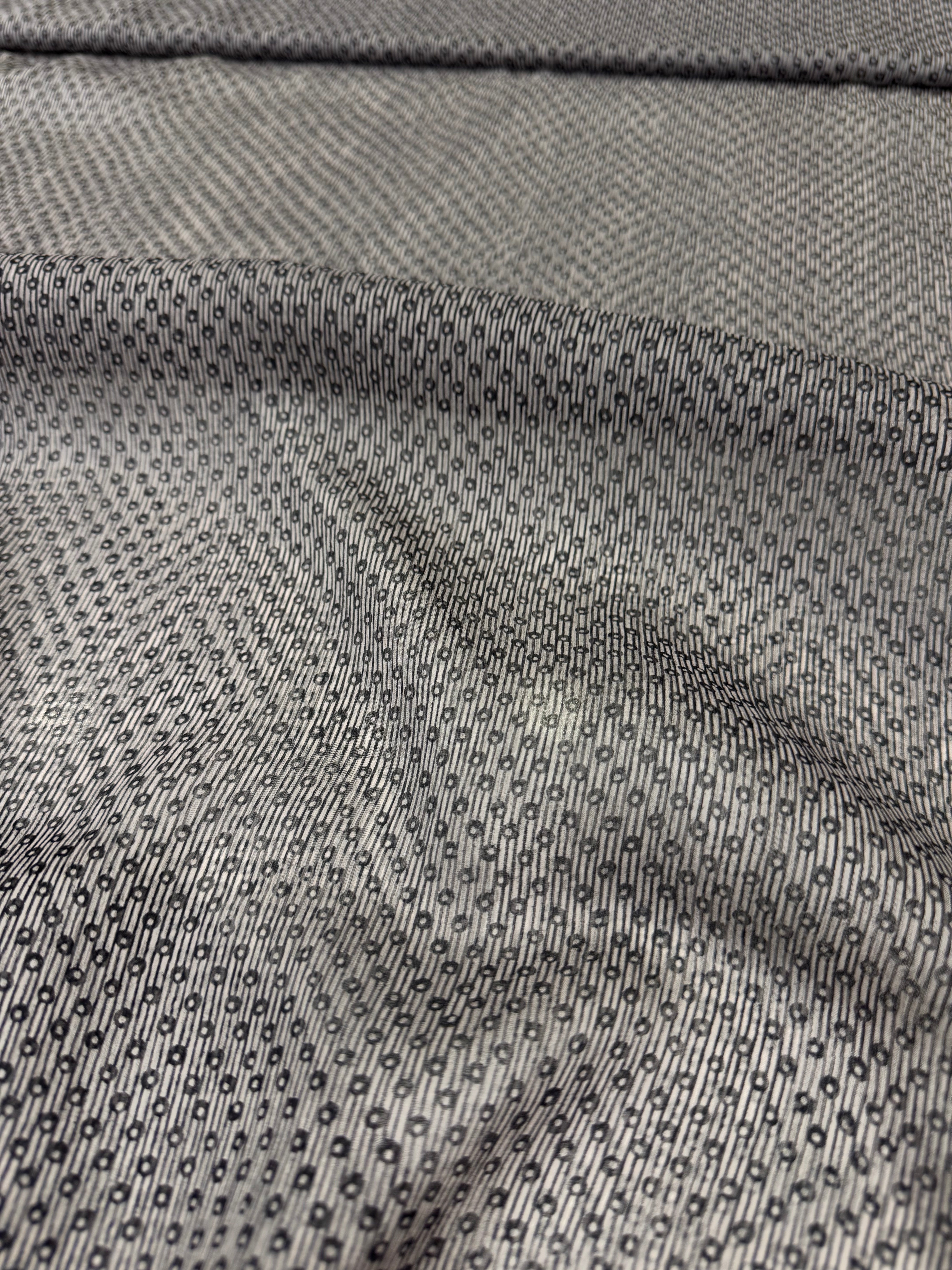 Voal Imprimat De Matase Naturala