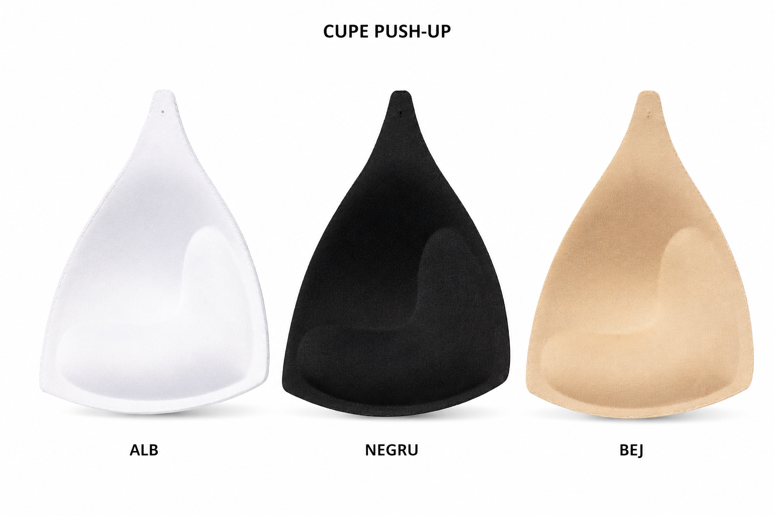 Cupe Push-up Triunghi