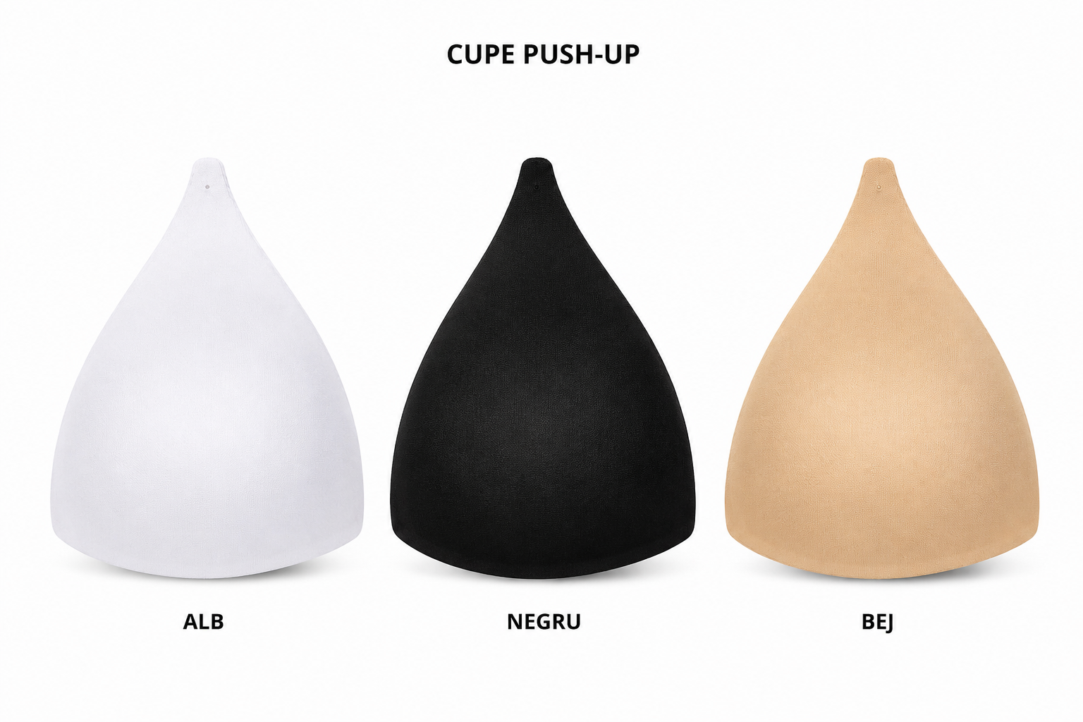 Cupe Push-up Triunghi