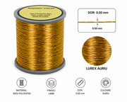 Bobina fir lame auriu - 100 gr/bobina