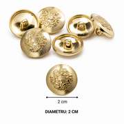 Nasturi Metalici Aurii 2cm