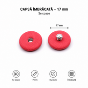 Capse Imbracate, 17mm, Corai