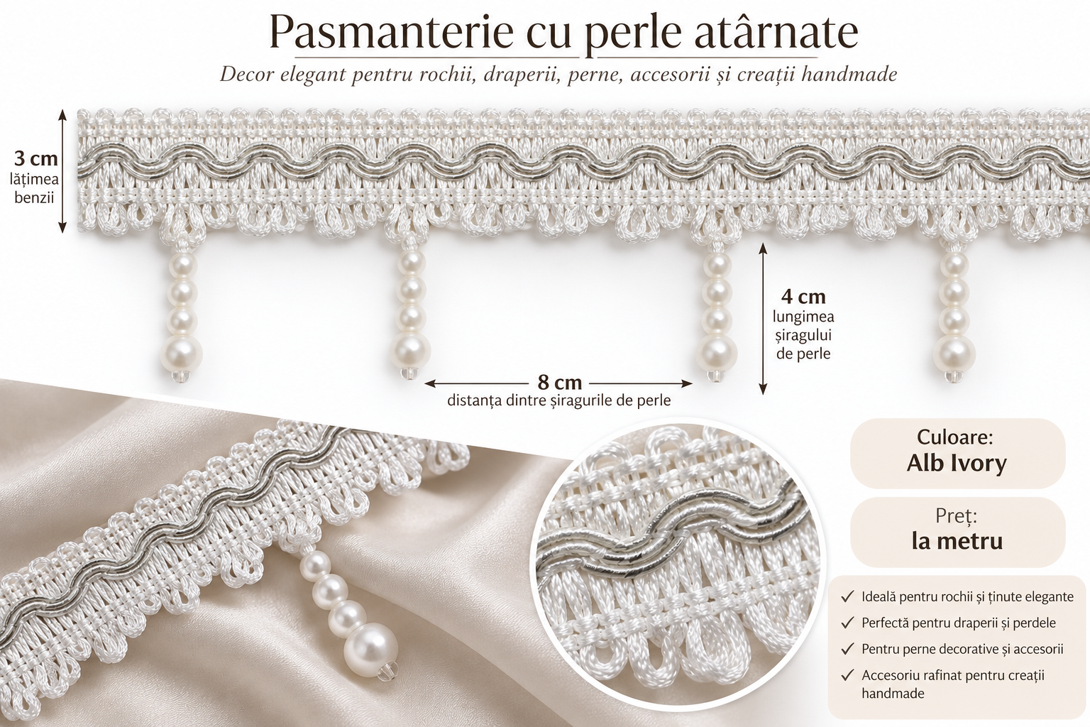 Pasmanterie cu perle