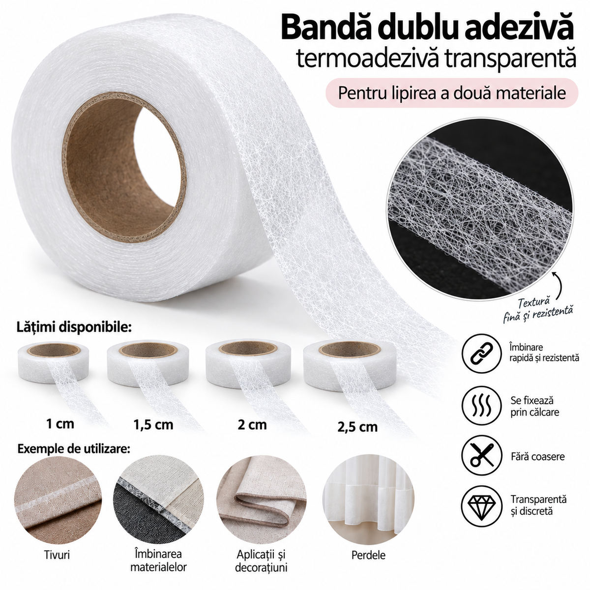 Banda Dublu Termoadeziva
