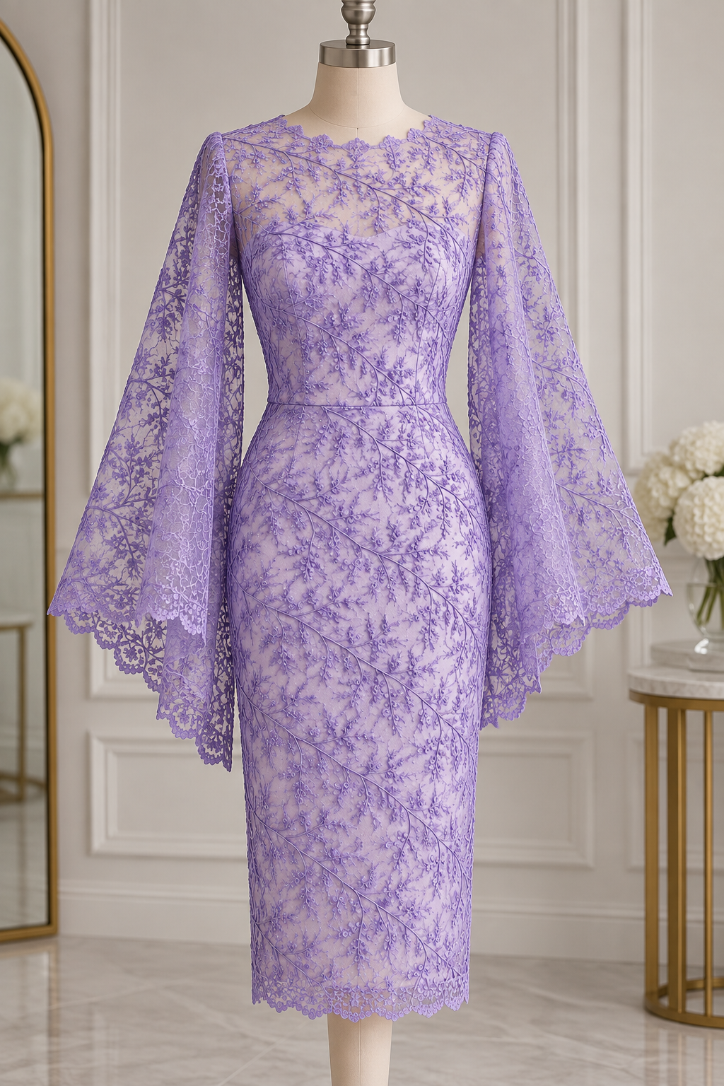 Broderie Cu Paiete Fine - Lila