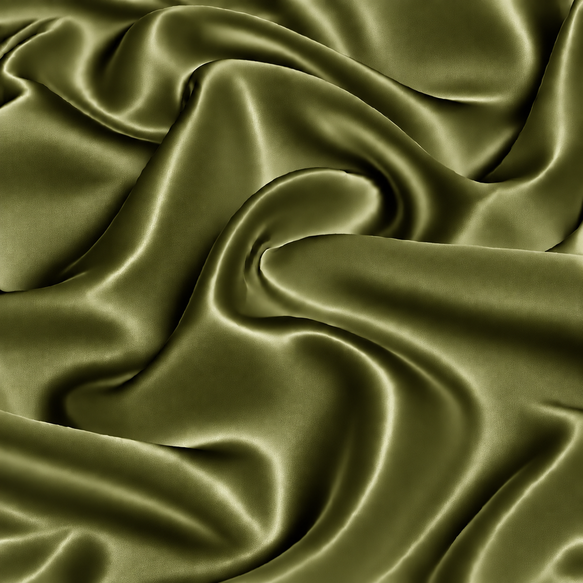 Matase Sintetica elastica, Verde Olive
