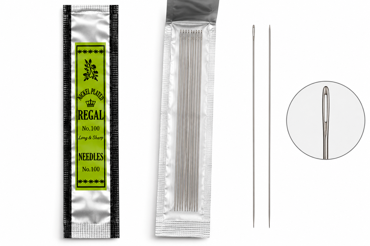 Ace De Cusut Lungi Pentru Margele Nr.100, 10Buc/Pachet