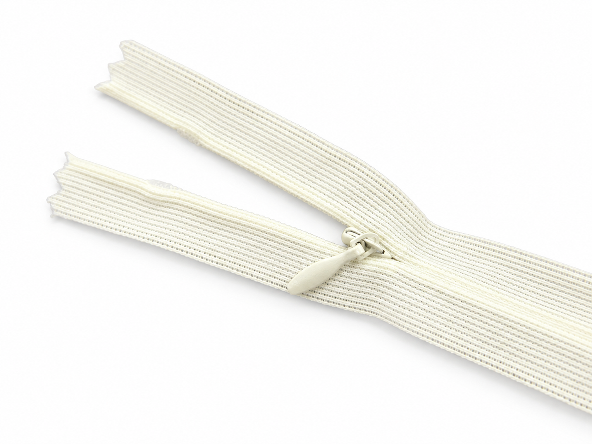 Fermoar Ascuns 60 cm, Ivoire