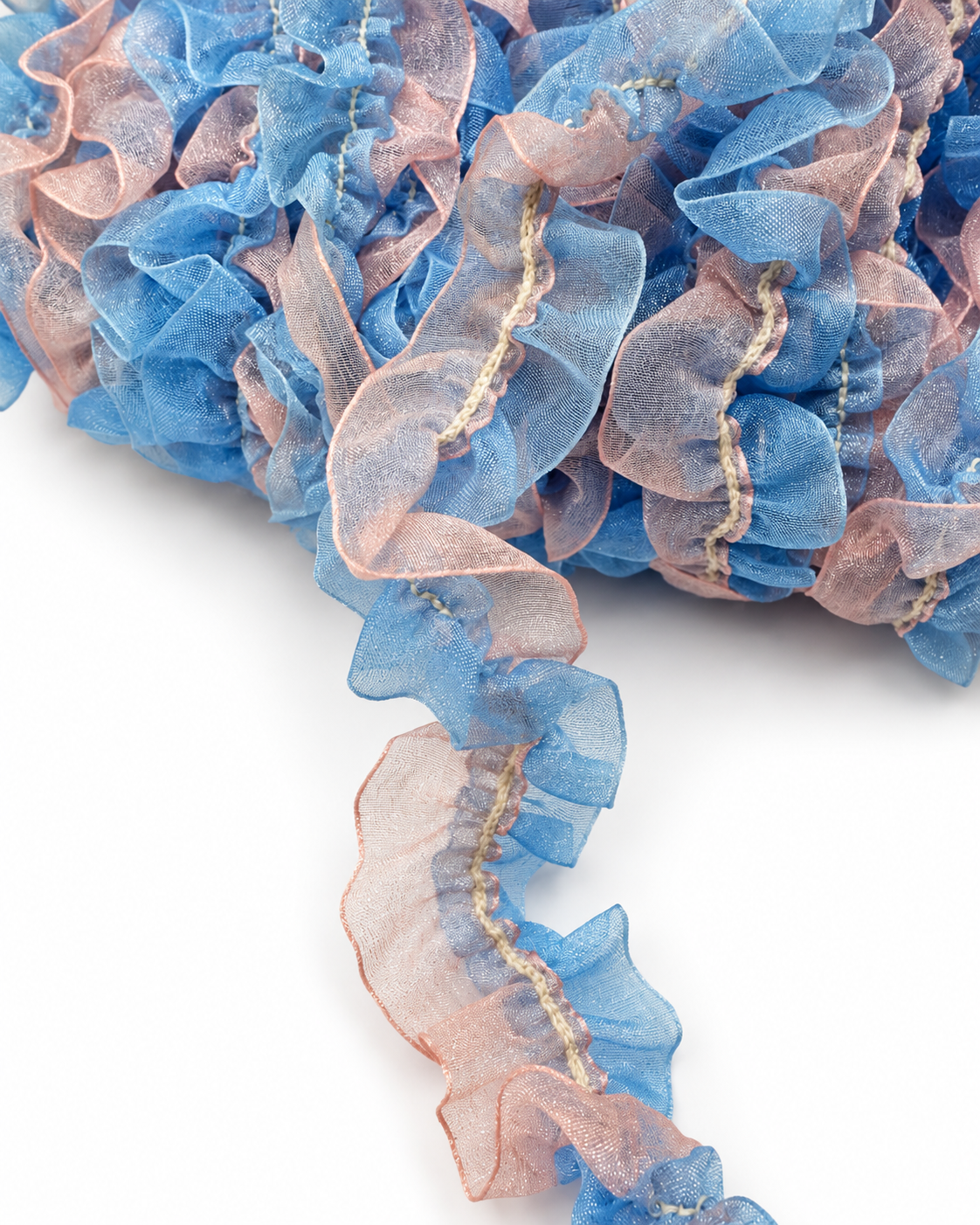 Banda organza pe elastic 2cm - pret pe metru