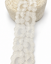Dantela Ivoire 6.50cm - pret pe metru