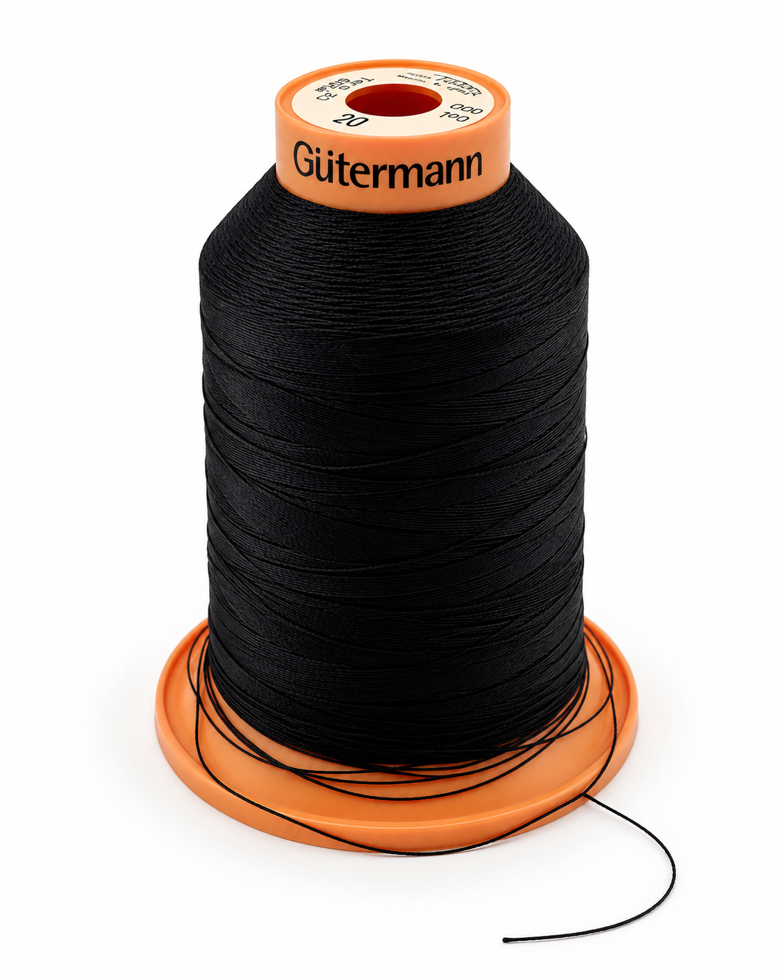 Ata groasa Gutermann Tera 20 - Negru 600m