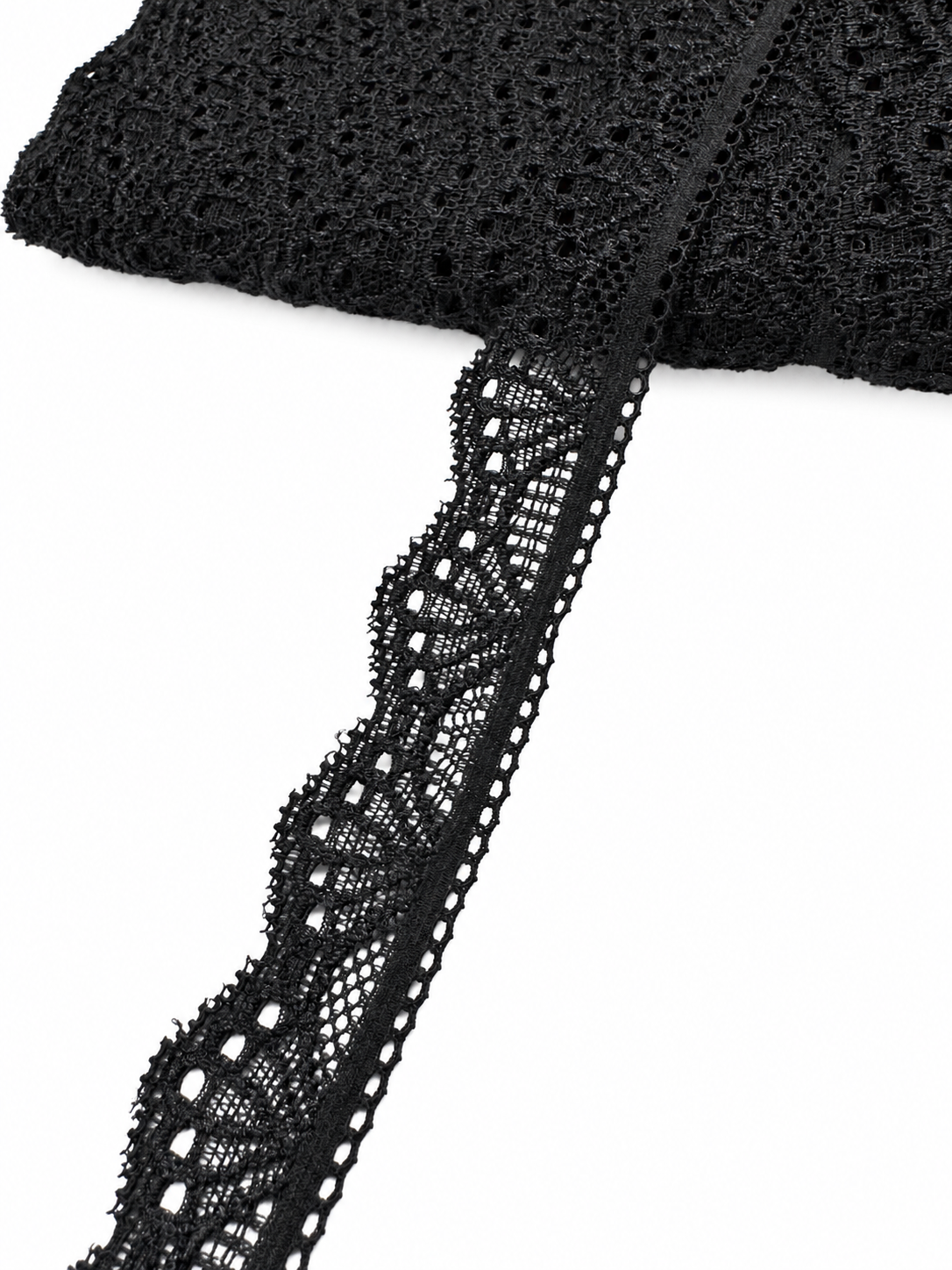Dantela Elastica 23mm, Neagra