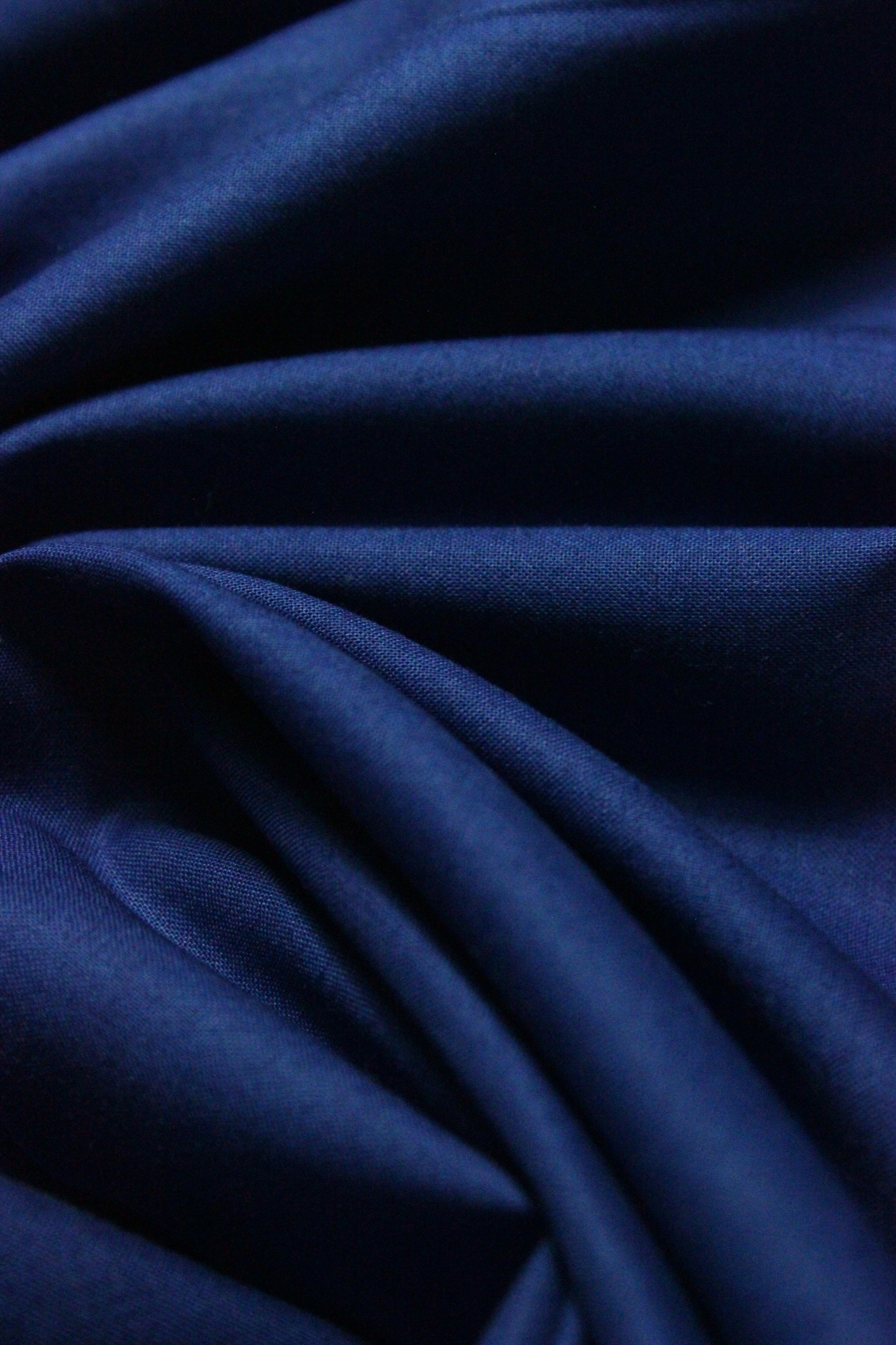 Batist De Bumbac Usor Elastic Albastru
