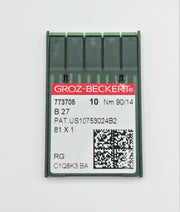 Ace Industriale GROZ-BECKERT Pentru Triploc, B 27, 90/14, (10Buc/Set)