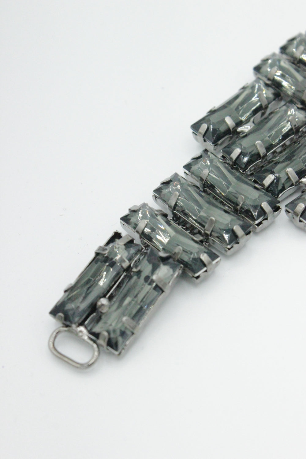 Aplicatie Dcorativa Metalica, Gri inchis, 18x4.50cm