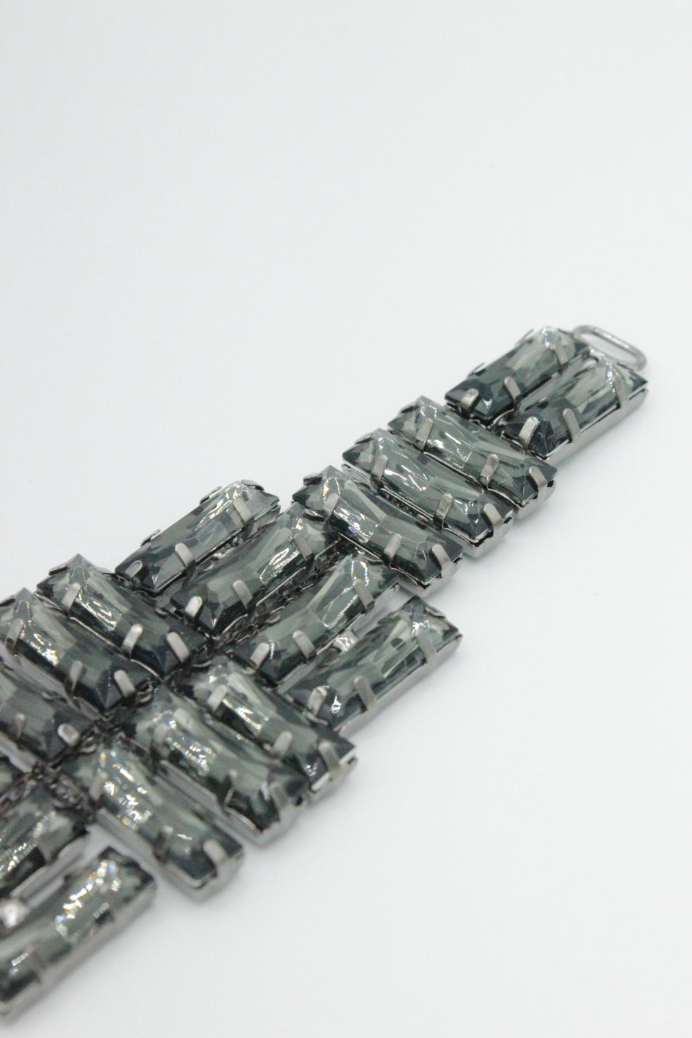 Aplicatie Dcorativa Metalica, Gri inchis, 18x4.50cm