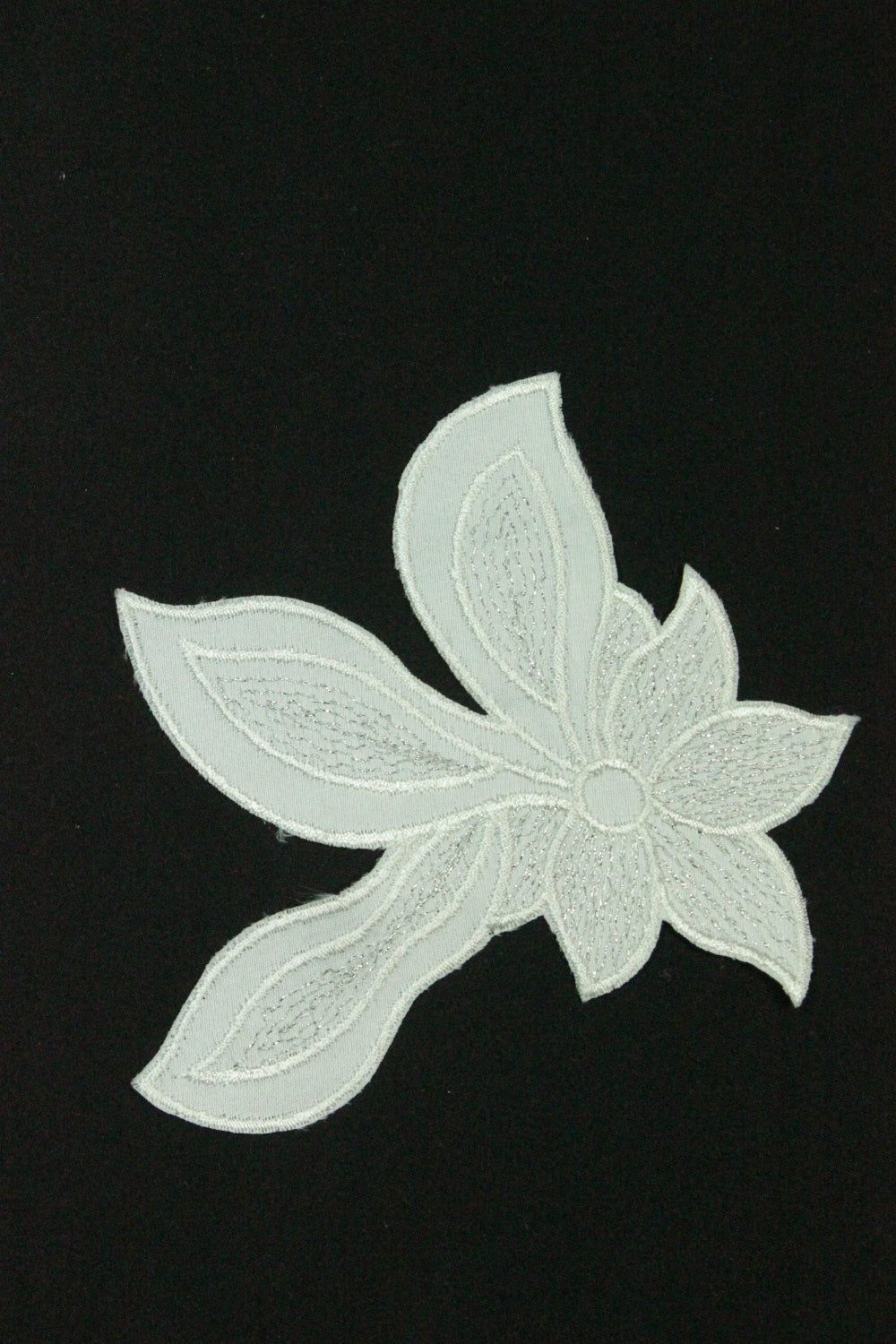 Aplicatie De Bumbac 14x15cm, Alb