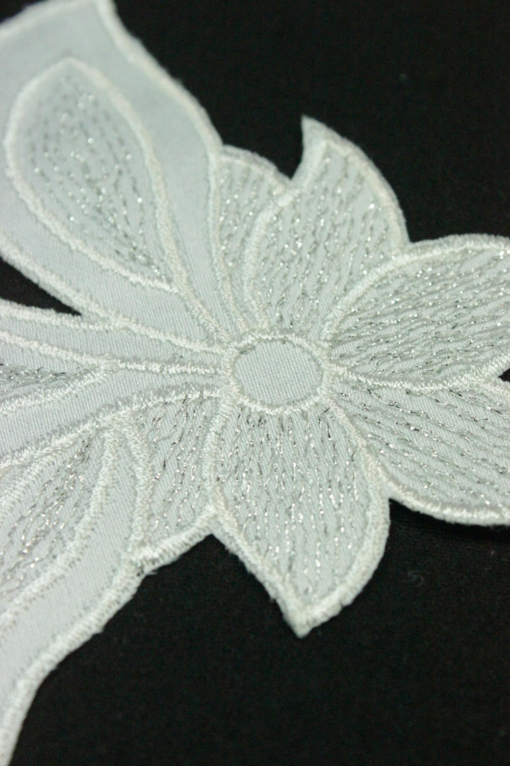Aplicatie De Bumbac 14x15cm, Alb