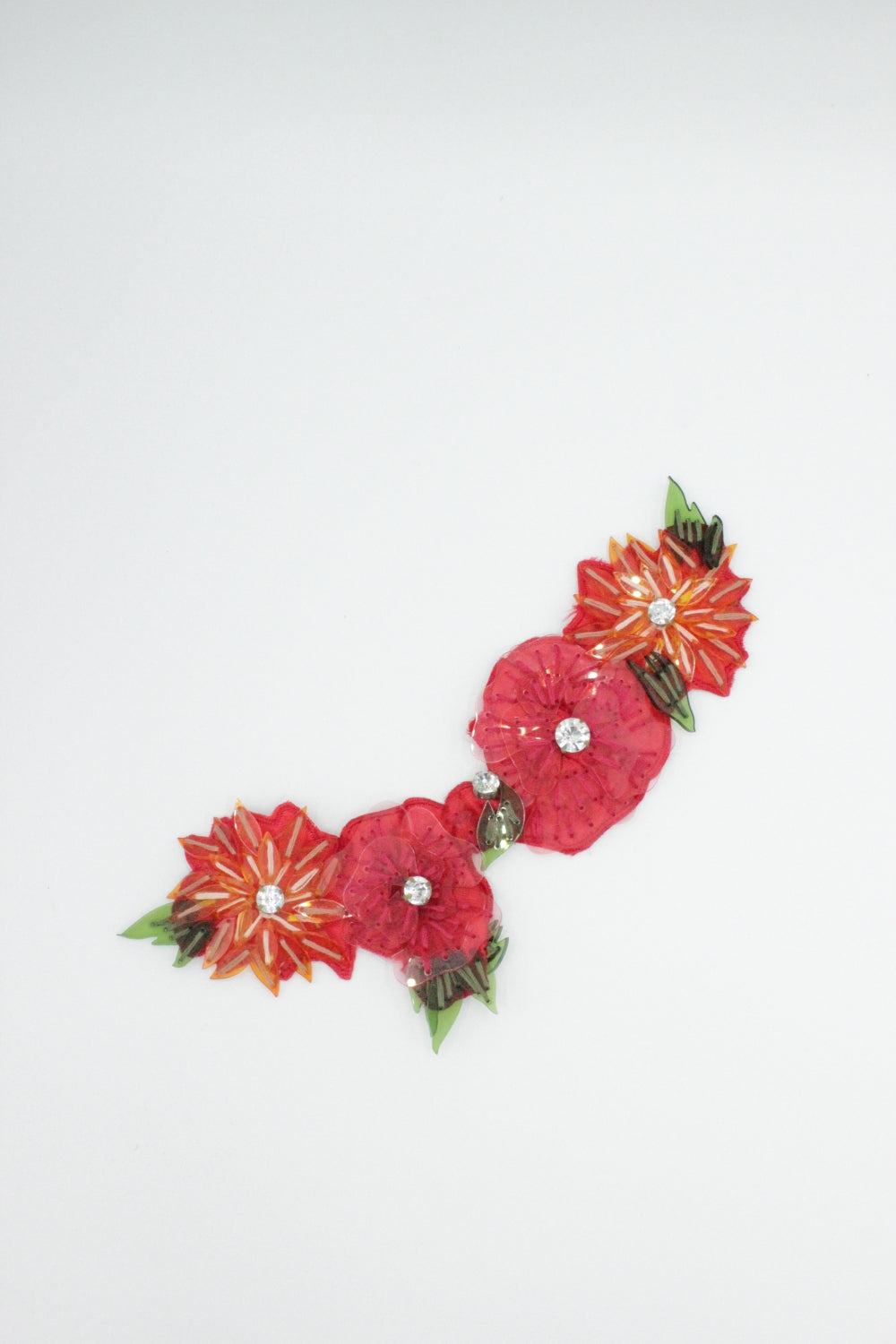 Aplicatie De Cusut Cu Forme De Plastic Si Pietre, 24x6cm