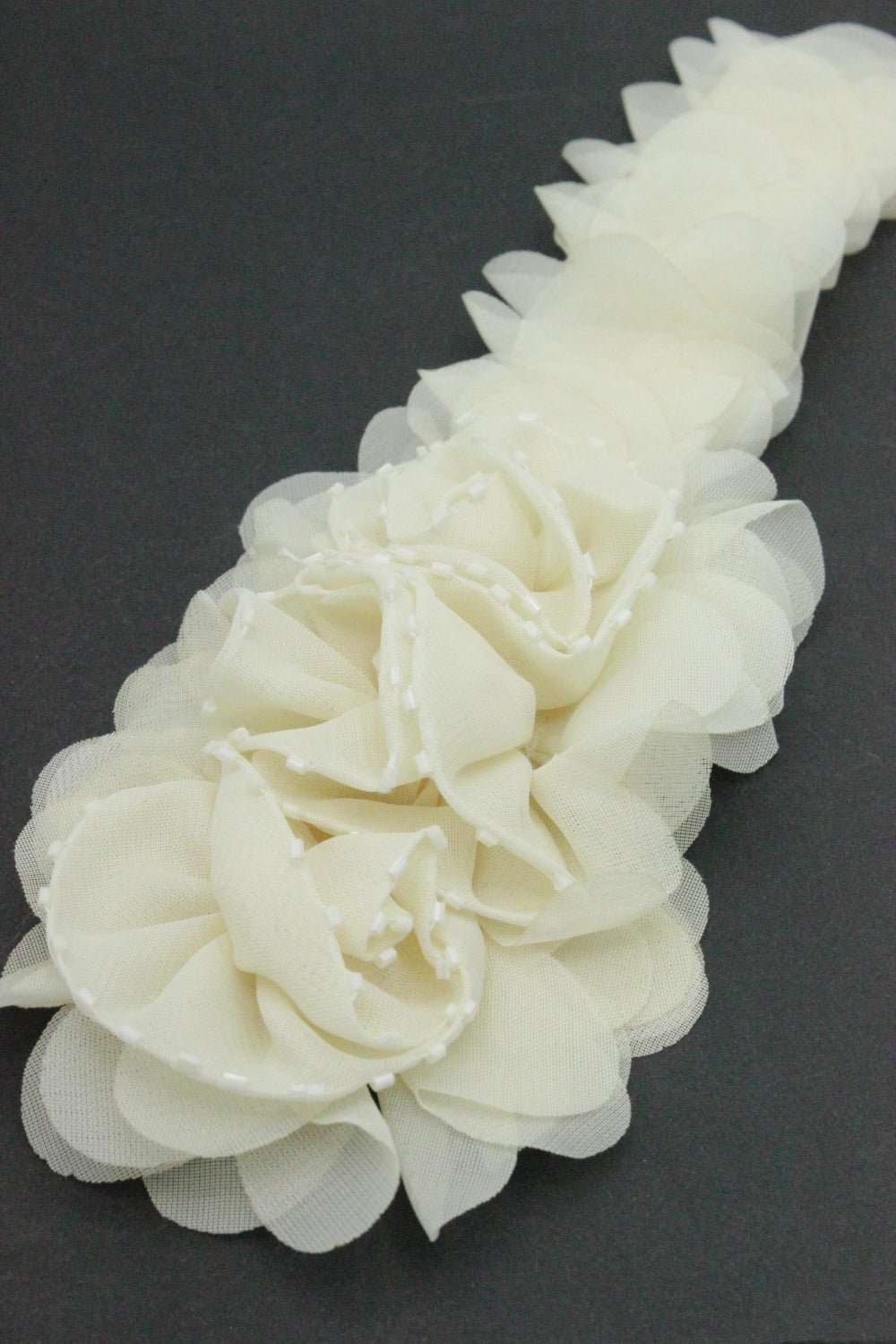 Aplicatie Decorativa, 23cm, Crem Unt