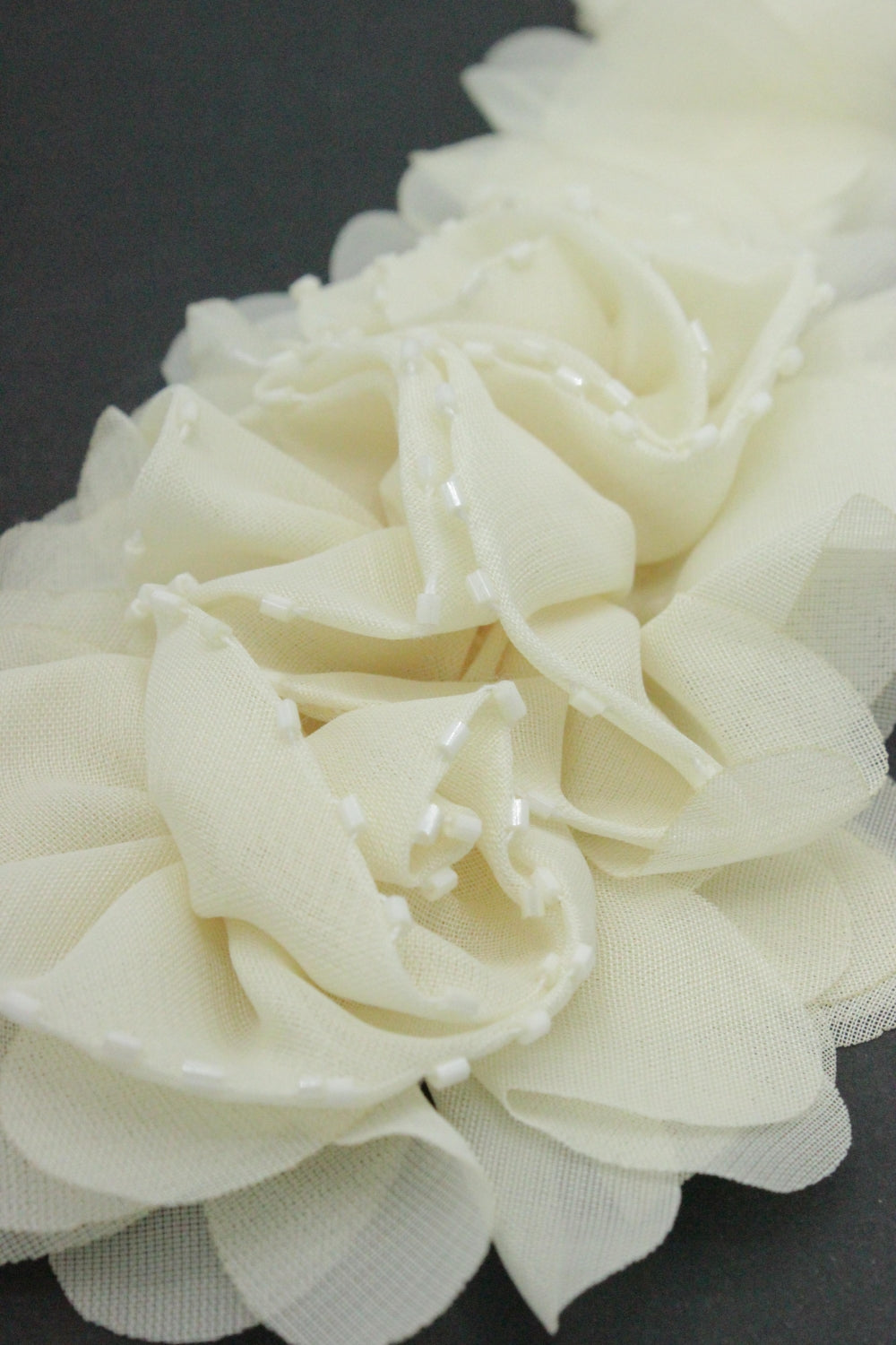 Aplicatie Decorativa, 23cm, Crem Unt