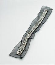 Aplicatie Decorativa Cu Margele Si Strasuri, 25x1.50cm