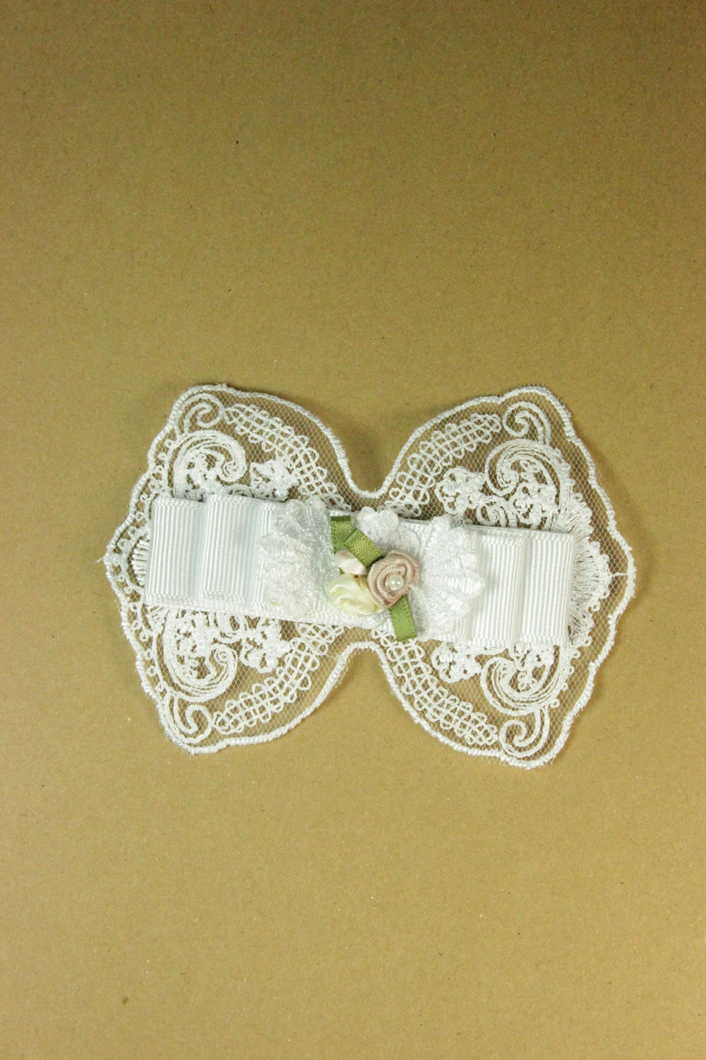 Aplicatie Fundita, Alb, 10 x 8cm