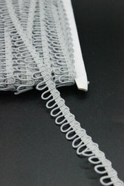 Banda Cu Butoniere Elastice, 17mm, Gri