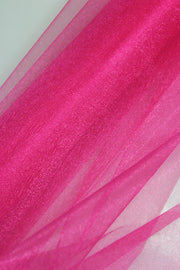 Banda Organza 48cm, Fucsia