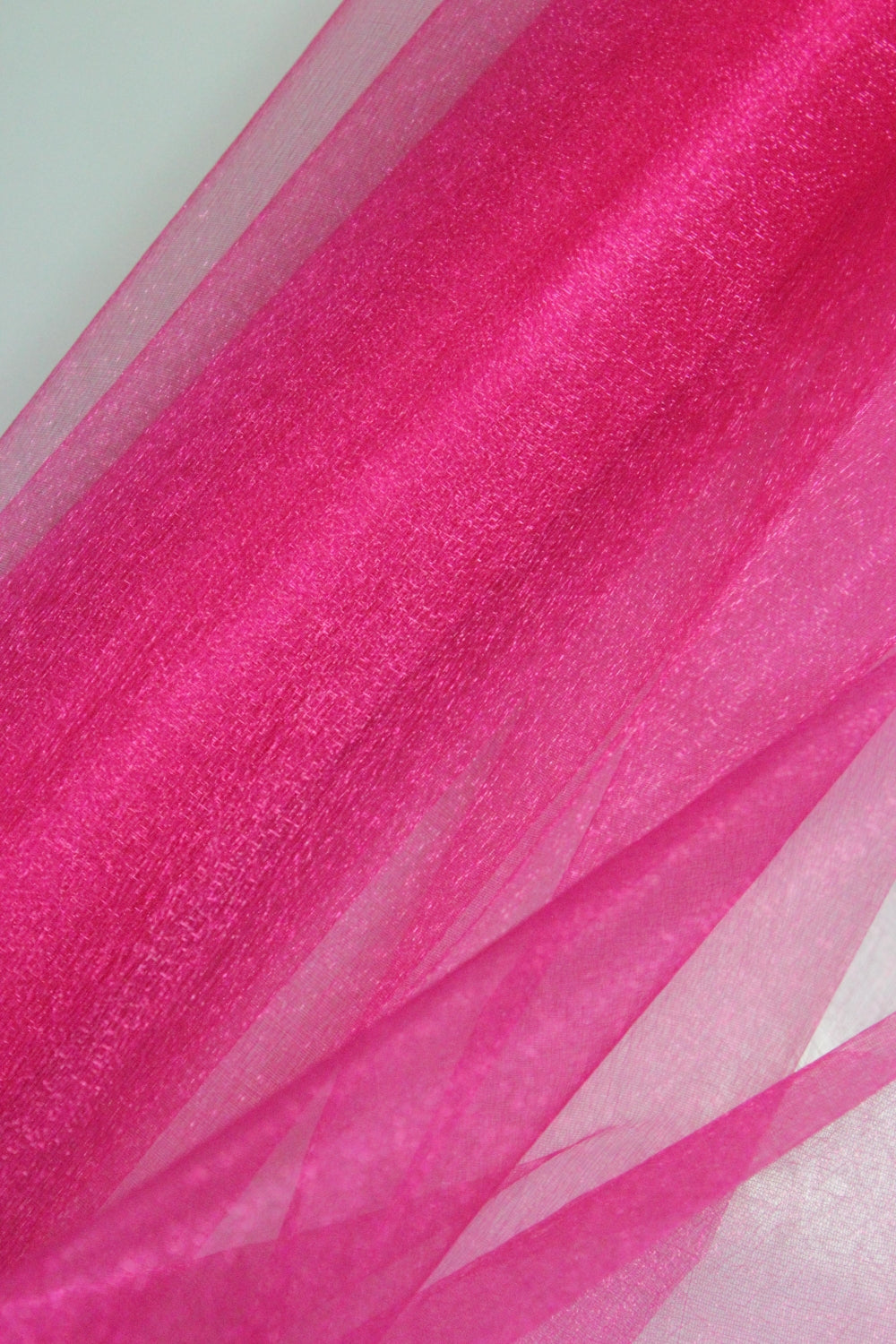 Banda Organza 48cm, Fucsia