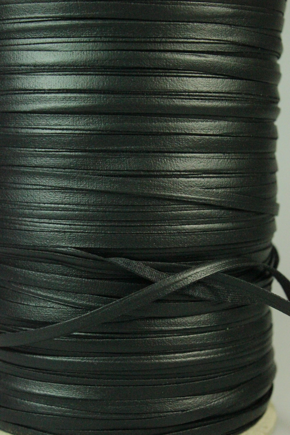 Banda Piele Ecologica, 3mm, Negru